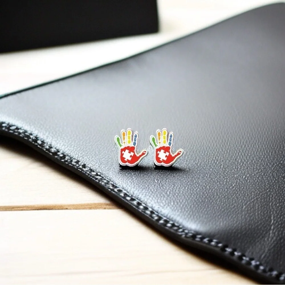 Stand Out for a Cause: Charming Autism Awareness Studs! 🧩✨NWT Stud Earrings